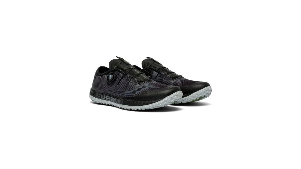 Saucony Switchback ISO Trail Running Shoes - Mens, Black/Grey, Medium, 8.5, S20482-1-8.5