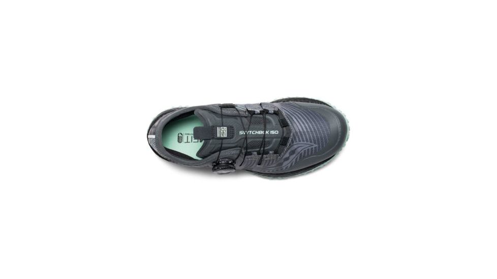 Saucony Switchback ISO Trail Running Shoes - Womens, Grey/Mint, Medium, 6.5, S10482-1-6.5