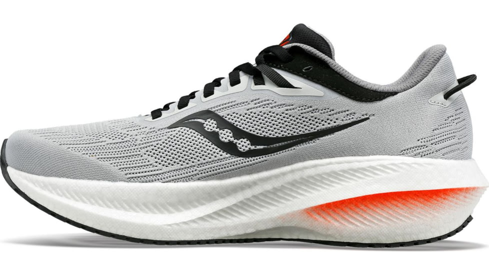 Saucony Triumph 21 Shoes - Mens, Concrete/Black, 15, Medium, S20881-30-020-M-15