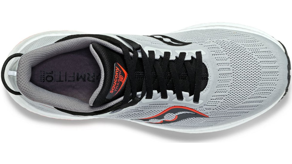 Saucony Triumph 21 Shoes - Mens, Concrete/Black, 15, Medium, S20881-30-020-M-15