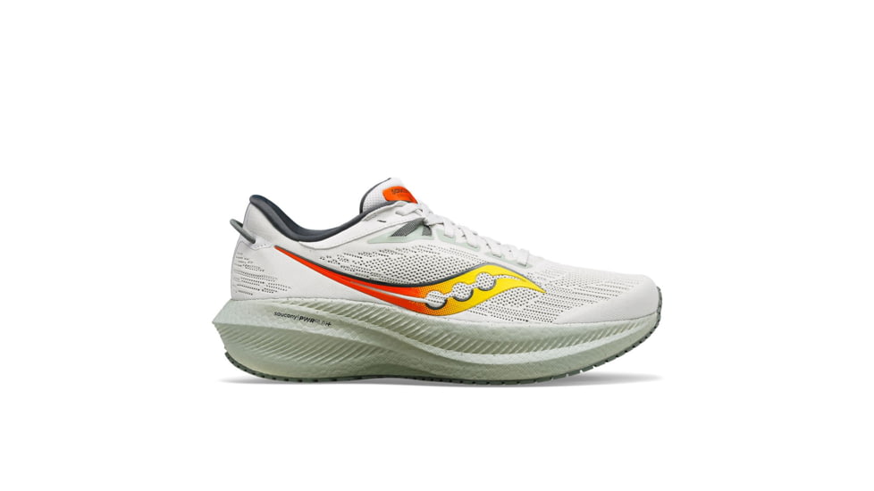 Saucony Triumph 21 Shoes - Mens, Fog/Bough, 10, Medium, S20881-111-026-M-10