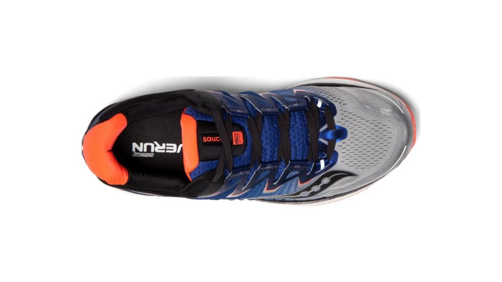 Saucony Triumph Iso 4 Road Running Shoes - Mens, Silver/Blue/Vizi Red, 8.5 US S20413-35-8.5  US