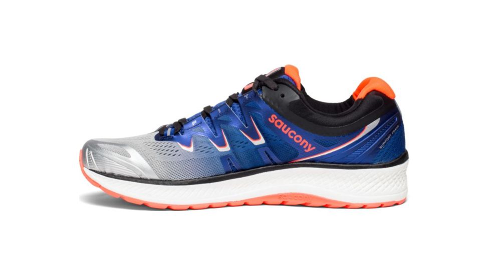 Saucony Triumph Iso 4 Road Running Shoes - Mens, Silver/Blue/Vizi Red, 8.5 US S20413-35-8.5  US