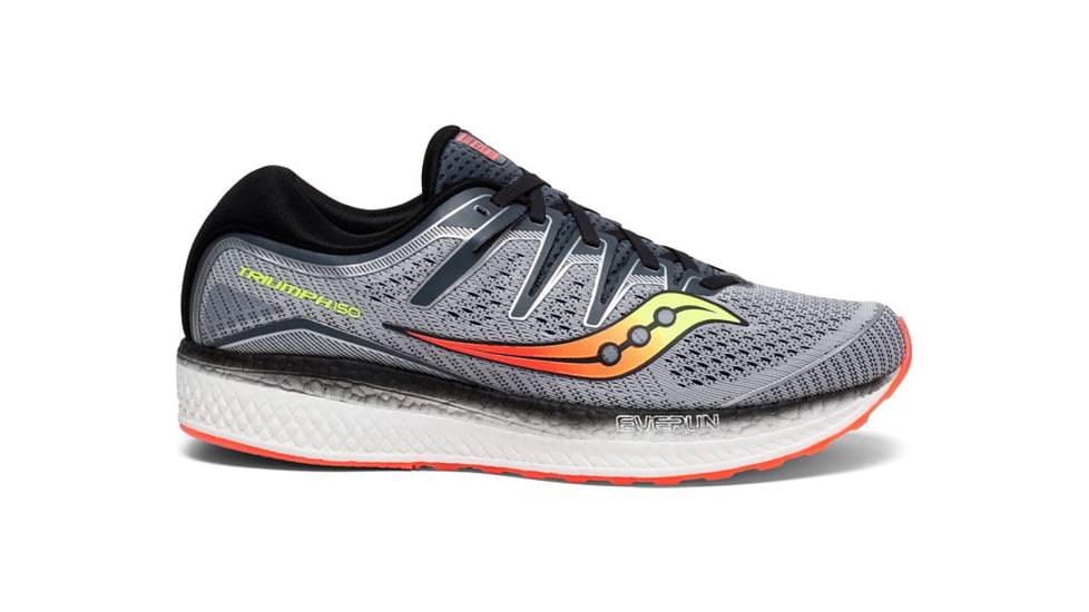 Saucony Triumph ISO 5 - Men's, Grey/Black, Medium, 15, S20462-1-Medium-15