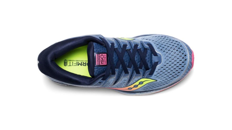 Saucony Triumph ISO 5 Womens Running Shoes, Blue/Navy, Medium, 7.5 S10462-1-7.5