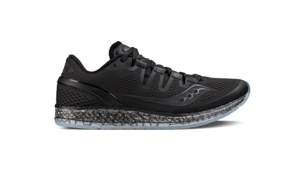 Saucony Womens Freedom ISO Road Running Shoe, Black, 6.5 US S10355-1-6.5 US