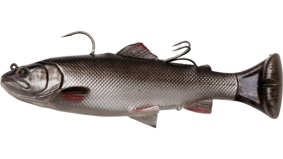Savage Gear 3D Pulse Tail Trout Rtf, Dirty Silver, 8in, 3397