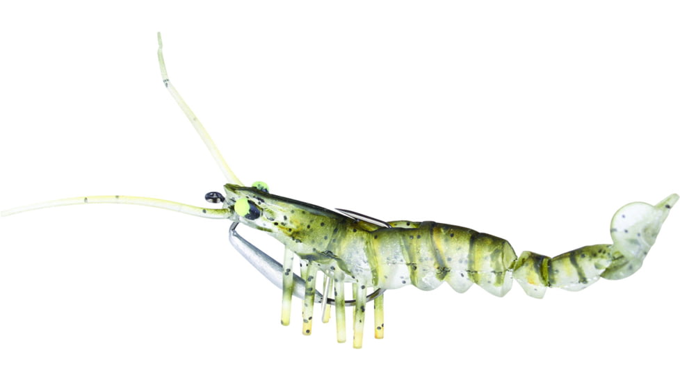 Savage Gear TPE 3D Shrimp Avocado, 4in, 1/4oz, Sinking, MS-100-AV