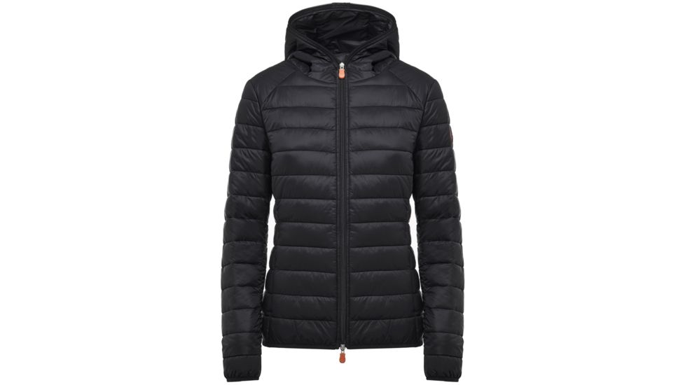 Save The Duck Insulated Hooded Jacket - Women's-Black-Small