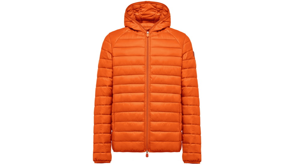 Save The Duck Lightweight Puffer Hooded Jacket - Men's-Apricot Orange-Medium
