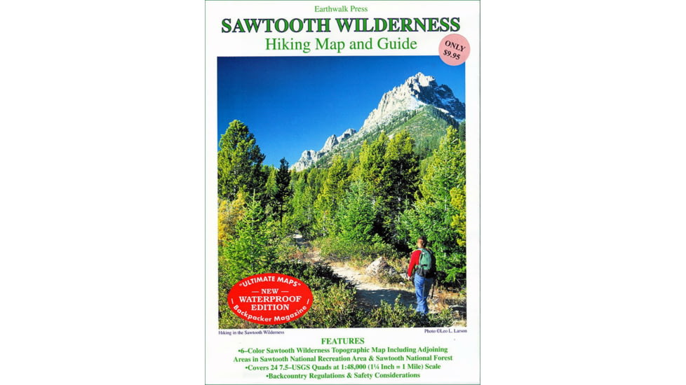 Sawtooth Wilderness Hiking Map and Guide