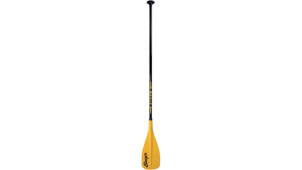 Sawyer Paddles Storm SUP Paddle 90 sq in-Yellow Blade with Black Trim