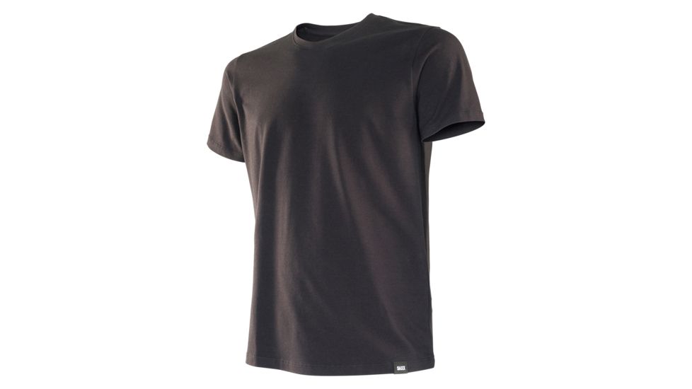 Saxx 3Six Five Short Sleeve Crew Neck T-Shirt - Men's-Black-X-Large