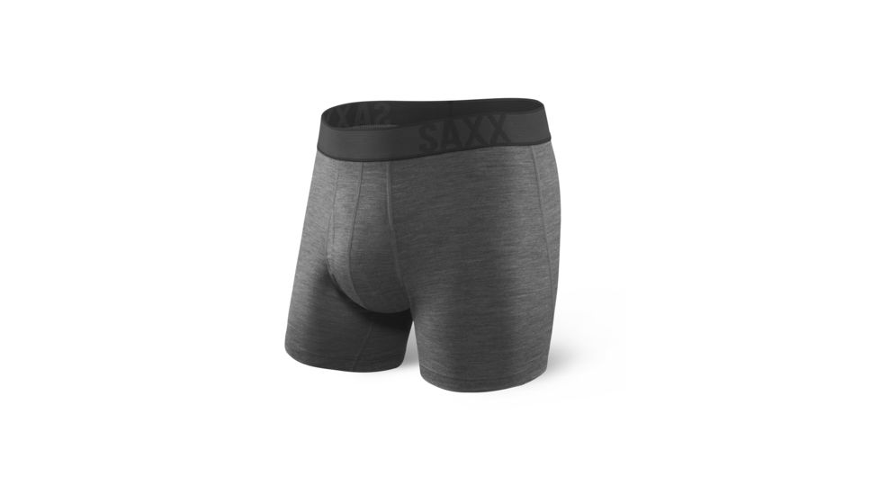 SAXX Blacksheep 2.0 Boxer Brief w/Fly - Mens, Coal Heather, S, SXBB56F-CHT-S