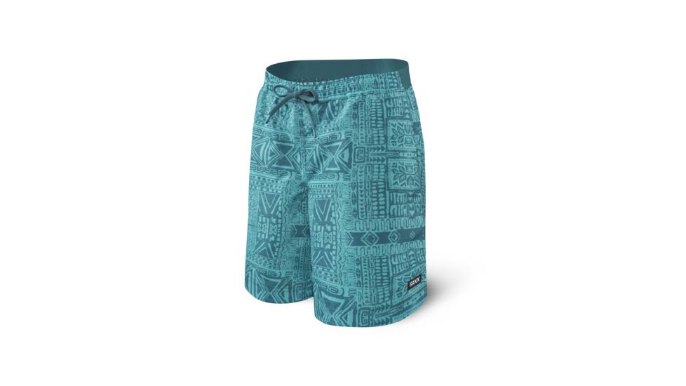 SAXX Cannonball 2N1 Long Short - Mens, Dive Tribe, M, SXLS29-DTR-M