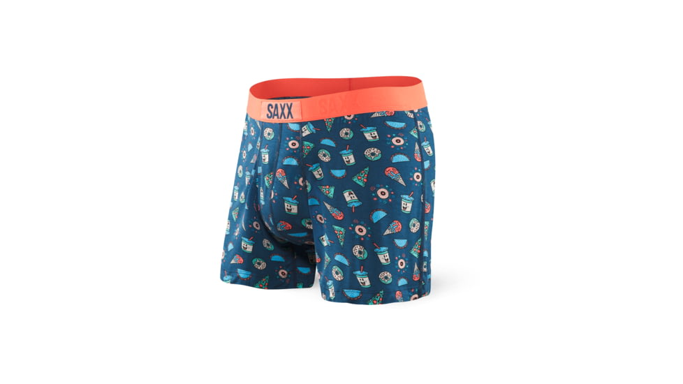 SAXX Free Agent Print Loose Fit Boxer w/Fly - Mens, Munchies, XL, SXLF31F-MUN-XL