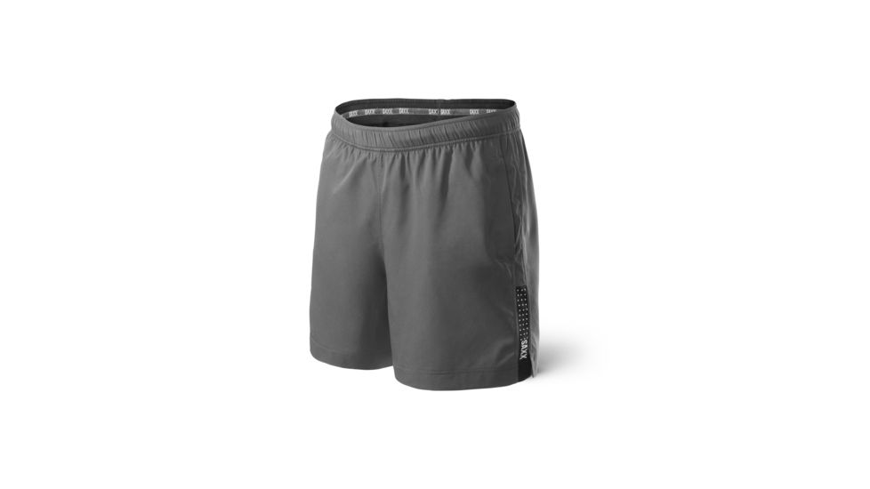 SAXX Kinetic 2N1 Run Short - Mens, Dark Charcoal, S, SXRS27-GBR-S