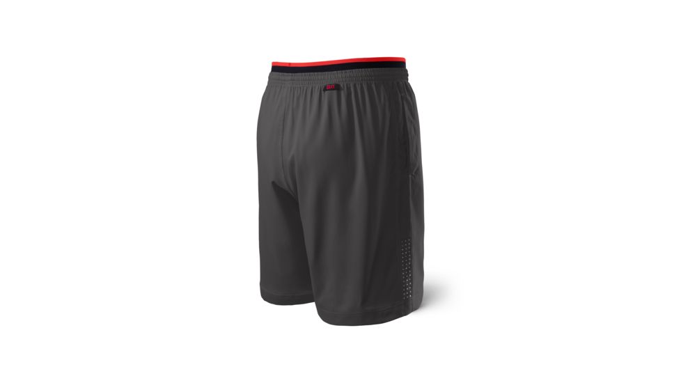 SAXX Kinetic 2N1 Train Short - Mens, Dark Charcoal, S, SXGS27-GBR-S