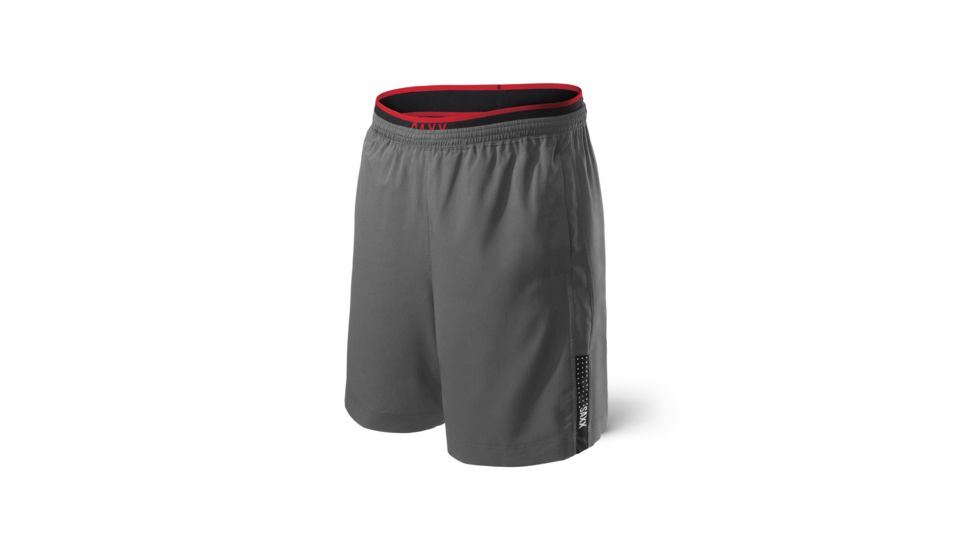 SAXX Kinetic 2N1 Train Short - Mens, Dark Charcoal, S, SXGS27-GBR-S