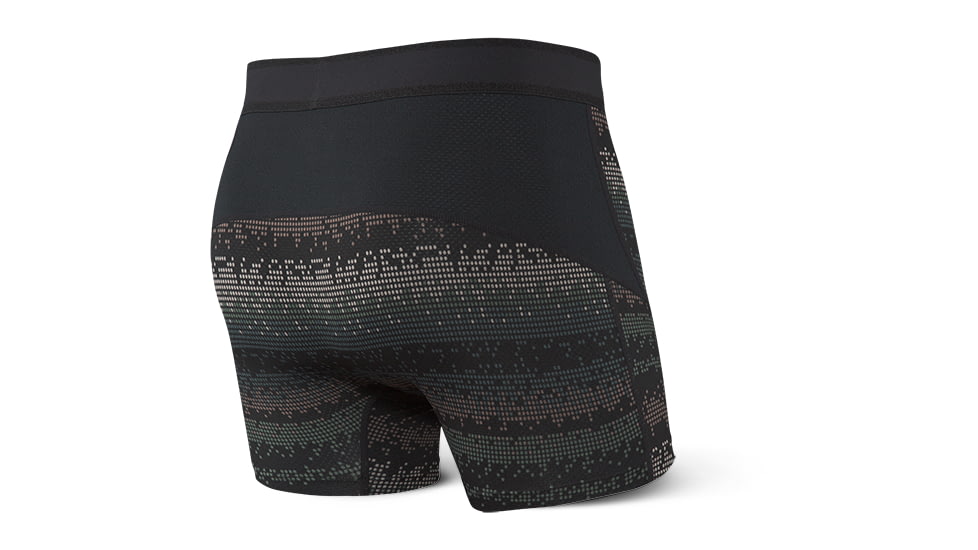 SAXX Kinetic Boxer Brief - Mens, Black Frequency, Large, SXBB27-FRQ-L