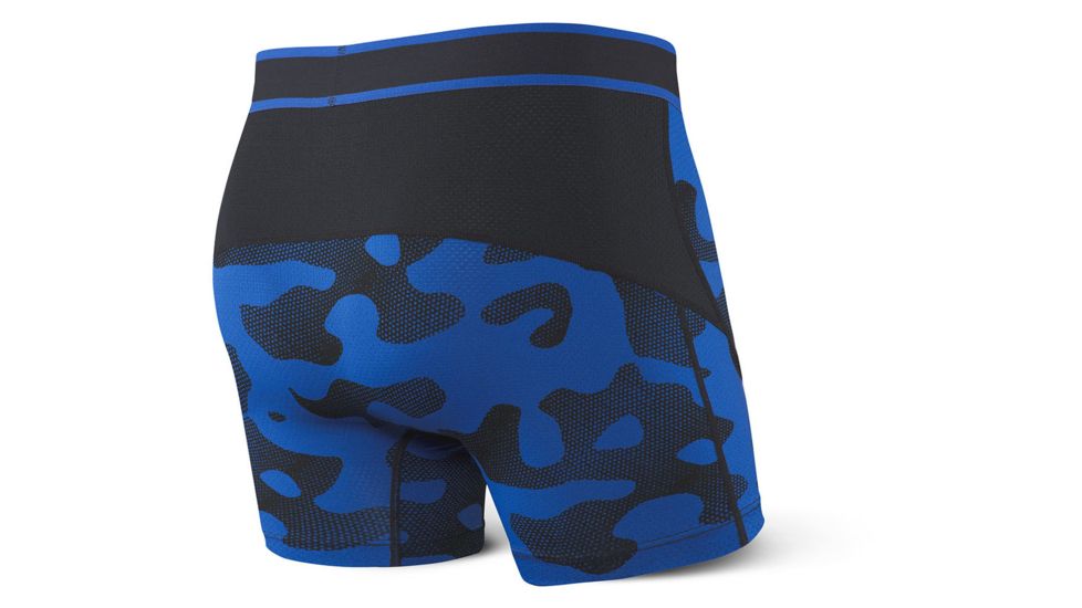 SAXX Kinetic Boxer Brief - Mens, Blue Melt, Medium, SXBB27-MEL-M