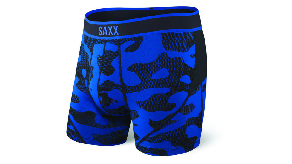 SAXX Kinetic Boxer Brief - Mens, Blue Melt, Medium, SXBB27-MEL-M