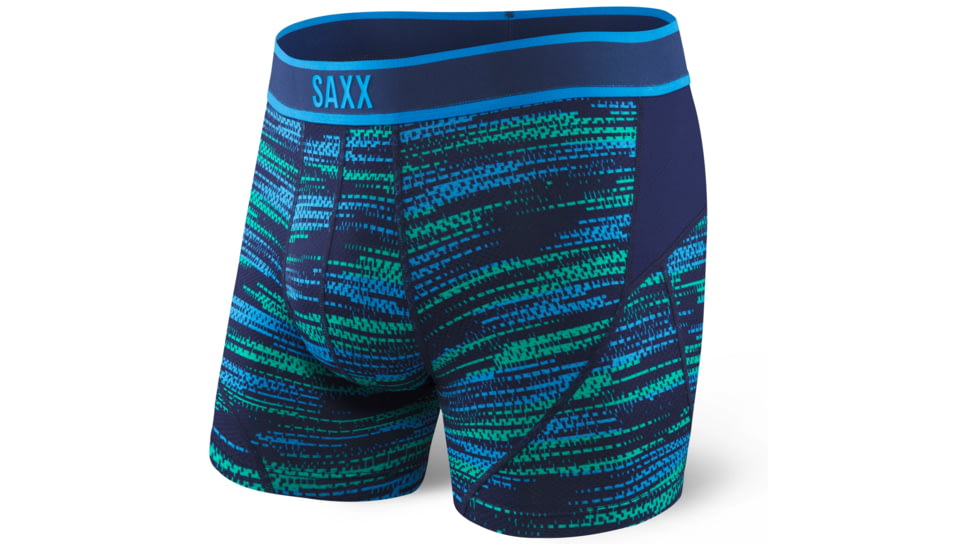 SAXX Kinetic Boxer Brief - Mens, Blue Road Runner, 2XL, SXBB27-BRR-XXL