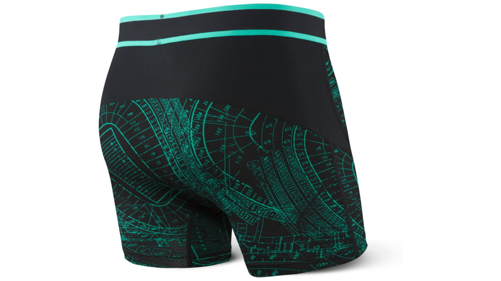 SAXX Kinetic Boxer Brief - Mens, Grid Iron, S, SXBB27-GRI-S
