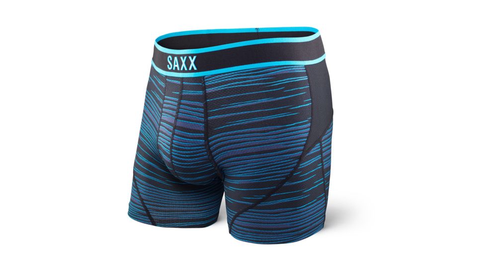 Saxx Kinetic Boxer - Men's-Blue Velocity-X-Large