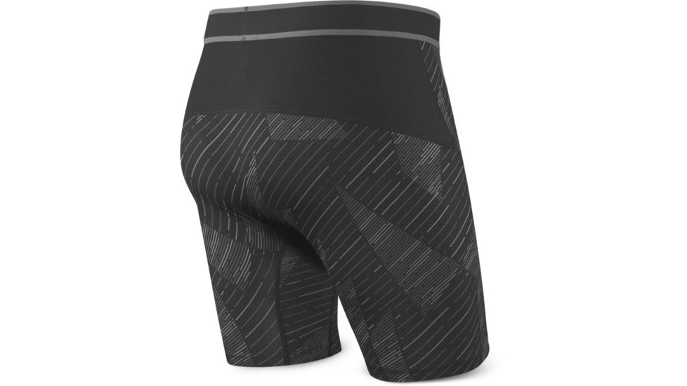 SAXX Kinetic Long Leg Boxer Brief - Mens, Black Shattered, Extra Large, SXLL27-BSH-XL