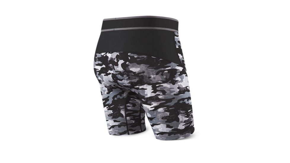 Saxx Kinetic Long Leg - Mens, Shutter Grey Camo, Extra Large, SXLL27 GRC XL