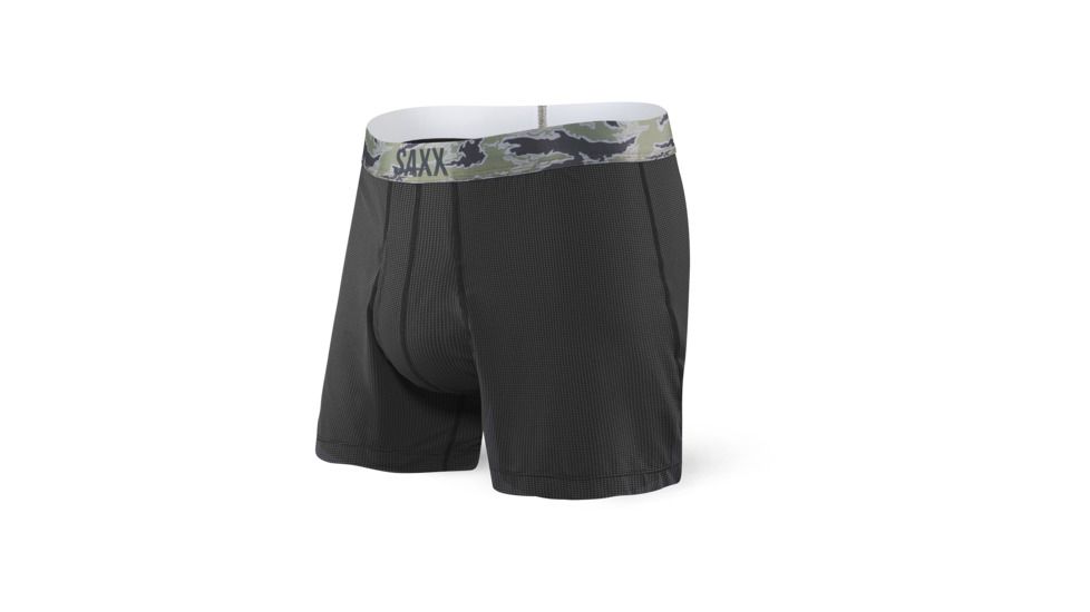 SAXX Loose Cannon Loose Fit Boxer w/Fly - Men's, Black, S, SXLF70F-BLK-S