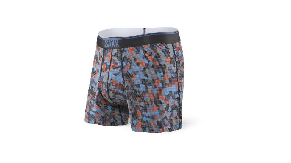 Saxx Loose Cannon Print Fly - Men's Navy Tile Camo Medium SXLF71F NTC