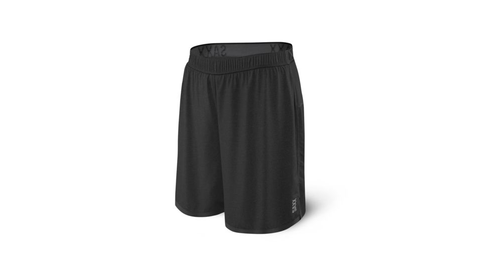 SAXX Pilot 2N1 Short - Mens, Black Heather, XL, SXRU28-BLH-XL