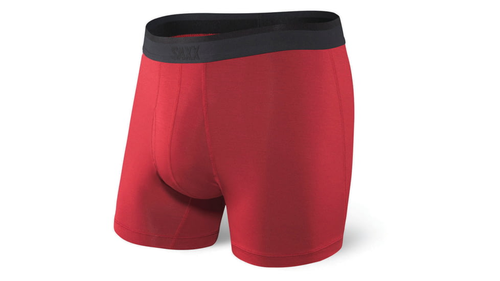 SAXX Platinum Boxer Brief Fly - Mens, Red, Large, SXBB42F-RRR-L