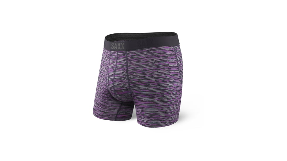 SAXX Platinum Boxer Brief w/Fly - Mens, Purple Horizon, M, SXBB41F-PHO-M
