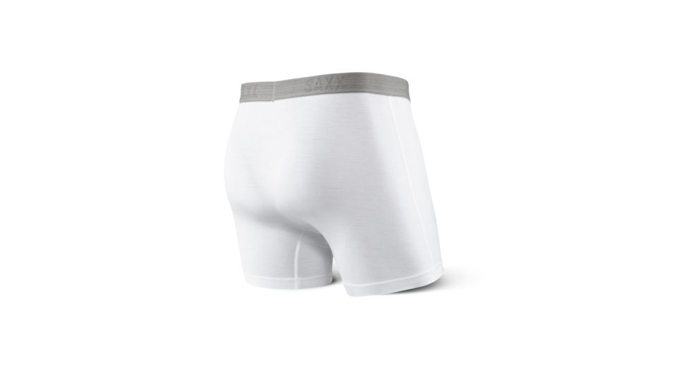 SAXX Platinum Boxer Brief w/Fly - Mens, White, L, SXBB41F-WHT-L