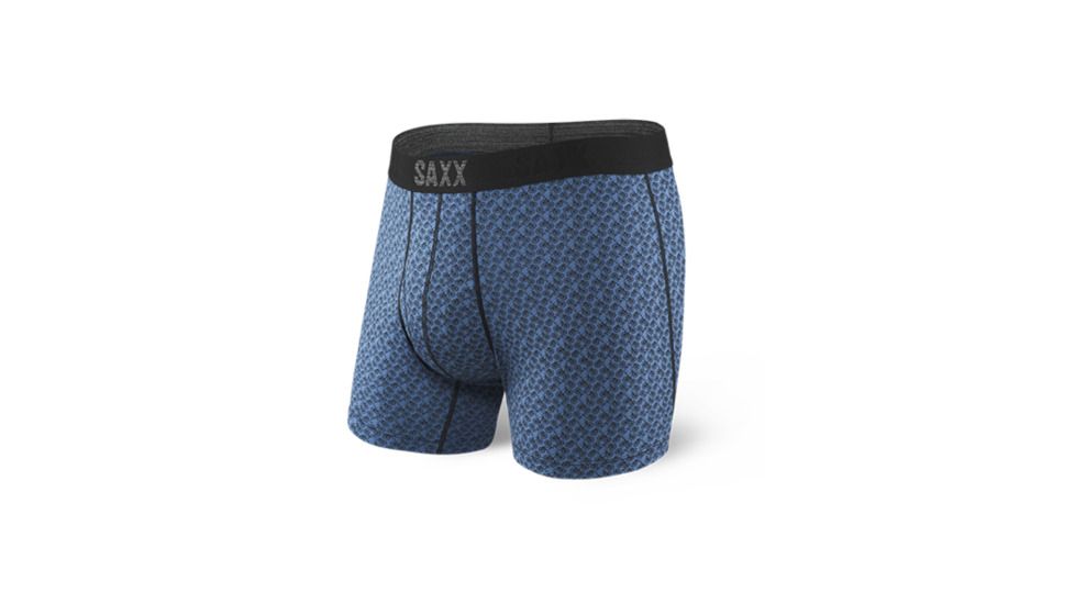 Saxx Platinum Boxer Fly - Mens, Blue Bike Bazaar, Large, SXBB41F BBB L