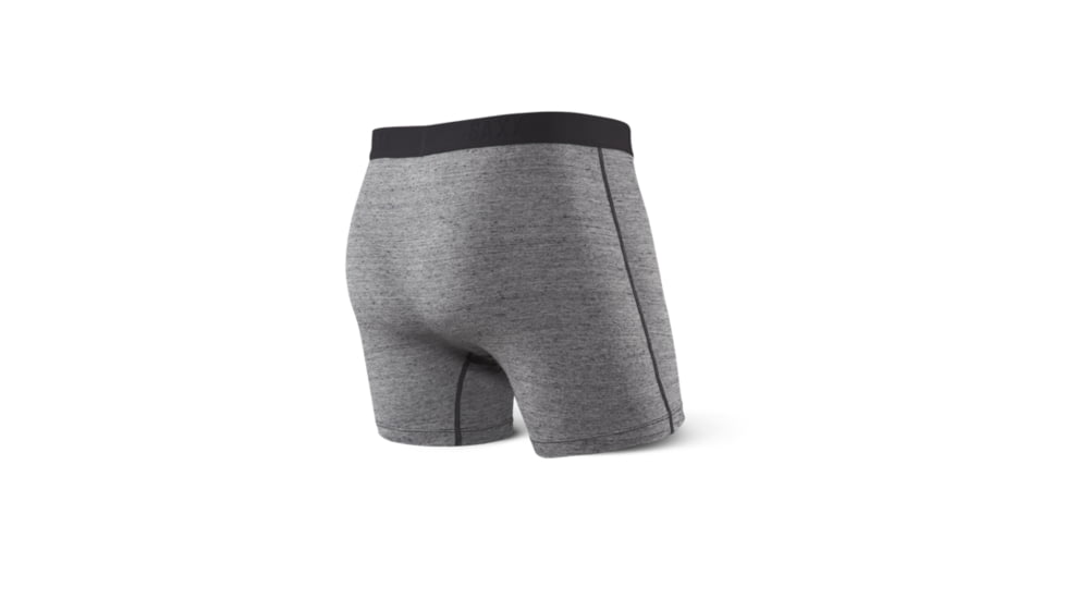 Saxx Platinum Boxer Fly - Mens, Rock Heather, Small, SXBB41F ROH S