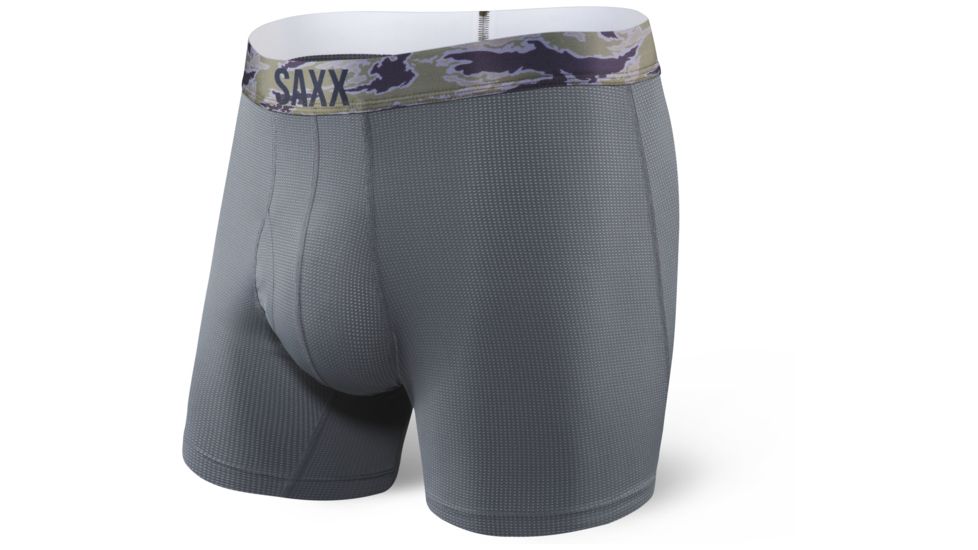 SAXX Quest 2.0 Boxer Brief w/Fly - Mens, Dark Charcoal, XL, SXBB70F-CHA-XL