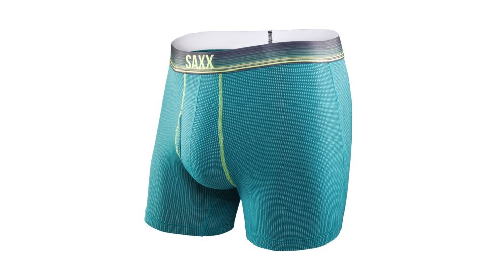 Saxx Quest 2.0 Boxer Fly - Men's -Hunter Ombre Stripe-Medium