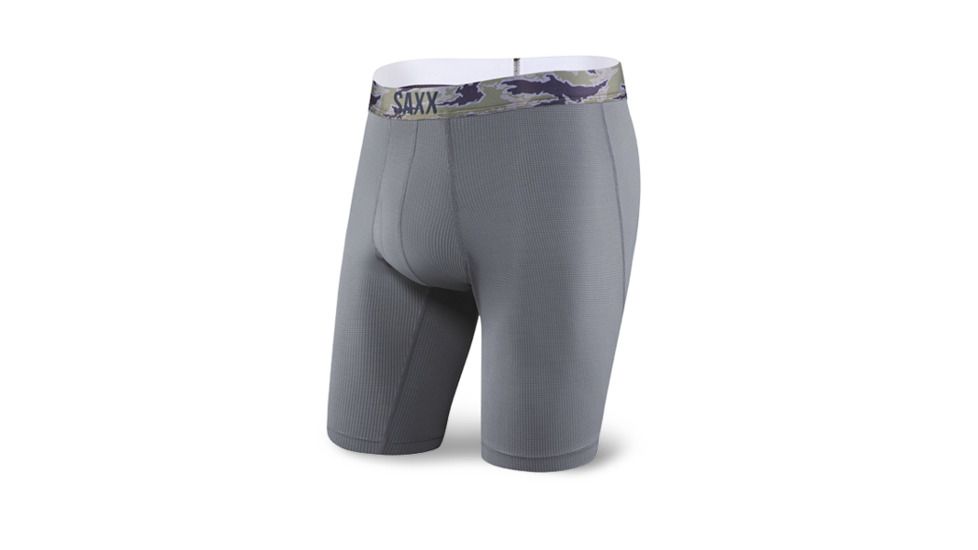 Saxx Quest 2.0 Long Leg Fly - Mens, Dark Charcoal, Extra Large, SXLL70F CHA XL