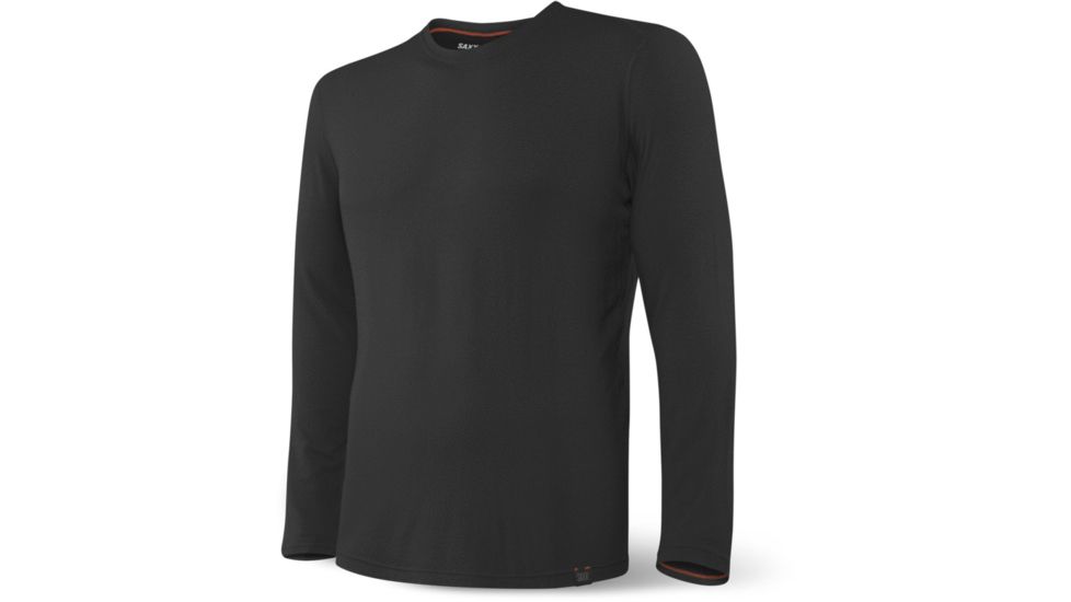 SAXX Sleepwalker Long Sleeve Tee - Mens, Black, Small, SXLT34-BLK-S