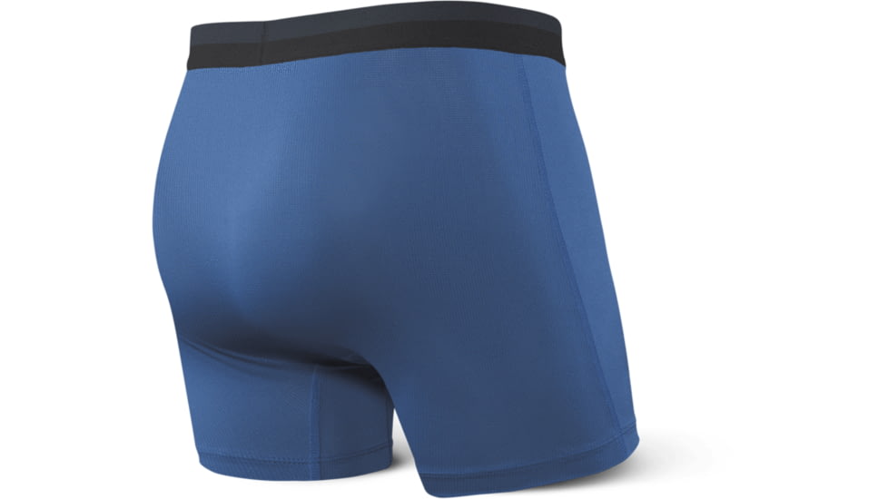 SAXX Sport Mesh Boxer Brief Fly - Mens, City Blue, Medium, SXBB12F-CIT-M