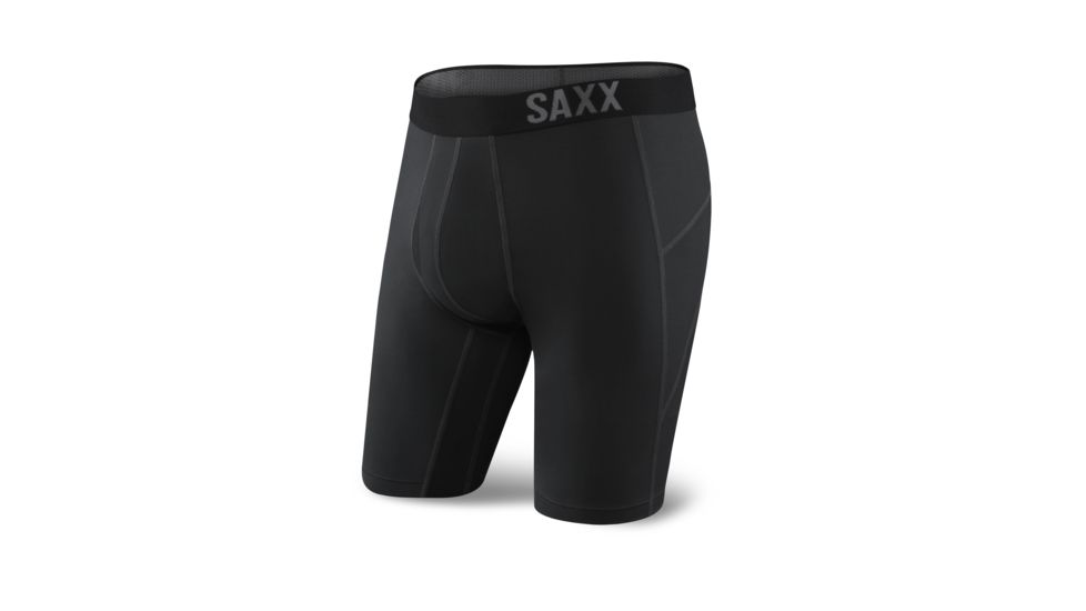 SAXX Thermoflyte Long Leg Boxer Brief w/Fly - Mens, Black, S, SXLL57F-BLK-S