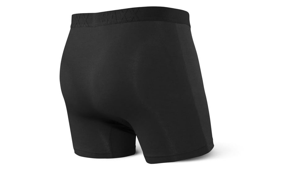 SAXX Ultra Boxer Brief Fly - Men's, Black/Black, Extra Small, SXBB30F-BBB-XS