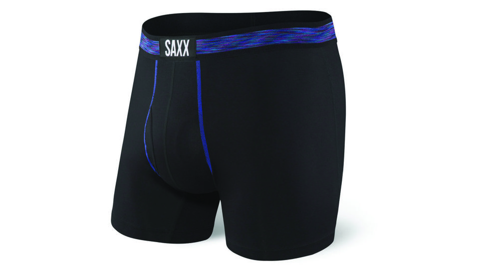 SAXX Ultra Boxer Brief Fly - Mens, Black w/ Space Dye, Medium, SXBB30F-BSD-M