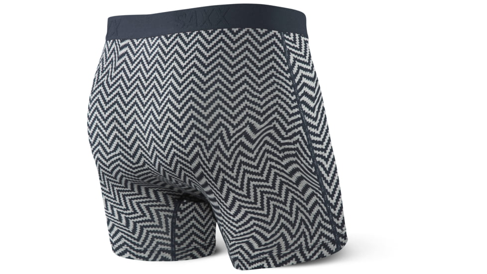SAXX Ultra Boxer Brief w/Fly - Mens, Herringbone Haze, S, SXBB30F-HER-S