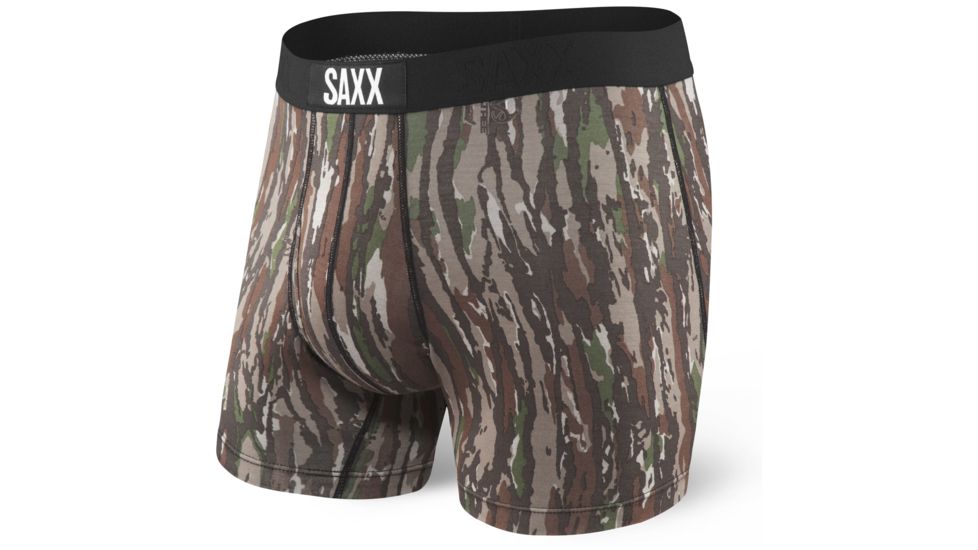 SAXX Ultra Boxer Brief w/Fly - Mens, Real Tree Original, S, SXBB30F-RTO-S