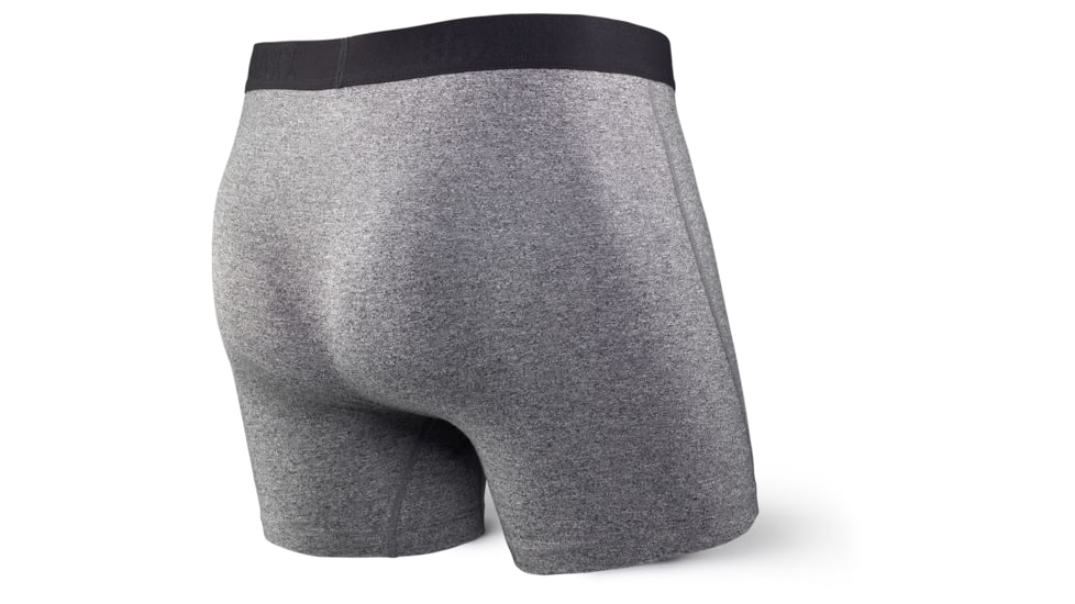 SAXX Ultra Boxer Brief w/Fly - Mens, Salt &amp; Pepper, L, SXBB30F-SAP-L